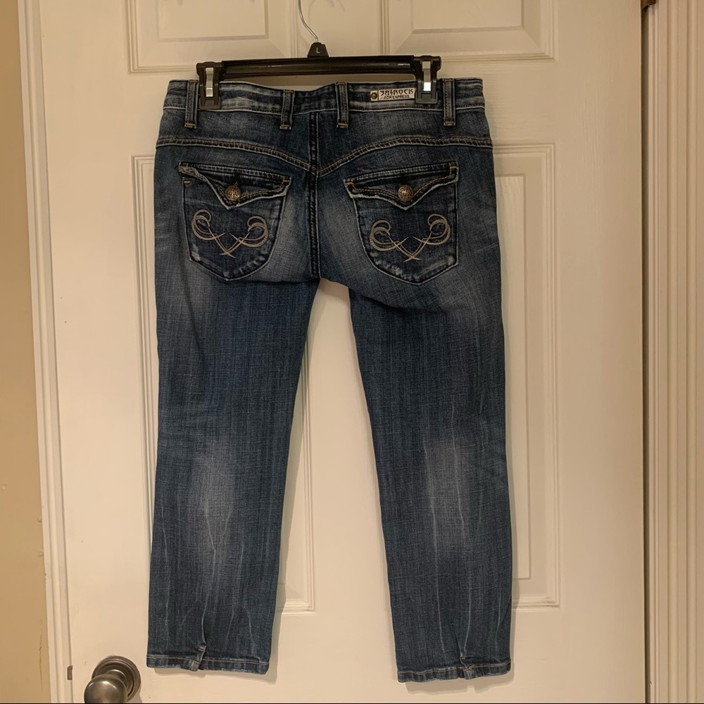 Rerock for Express skinny jeans capris - size 4/27